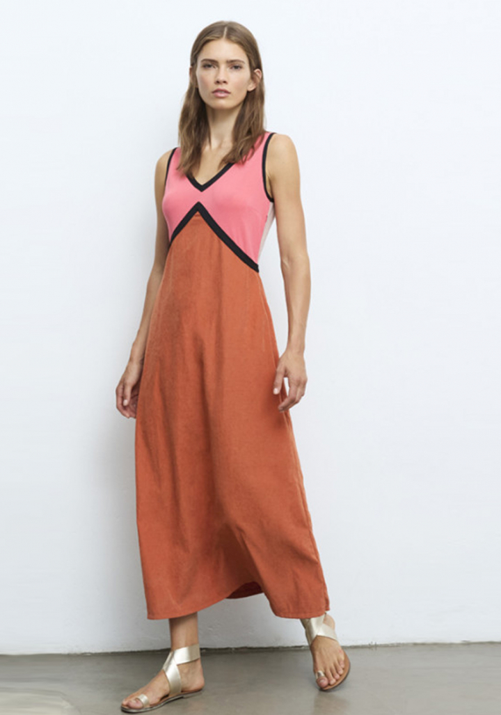 Vestido Aldo Martins Peach
