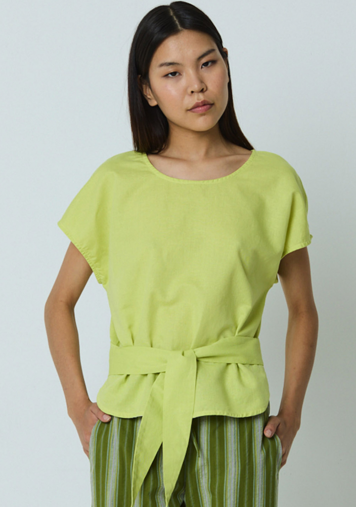 Blusa Mónica Lavandera Berilo Lime