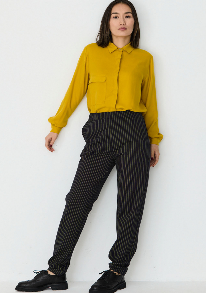 Pantalón Mónica Lavandera Perca Phospho Stripes