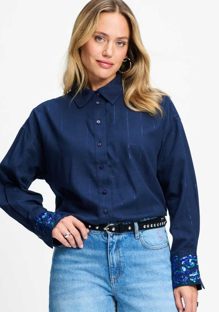 Camisa Pom Amsterdam Lexi Eternal Blue