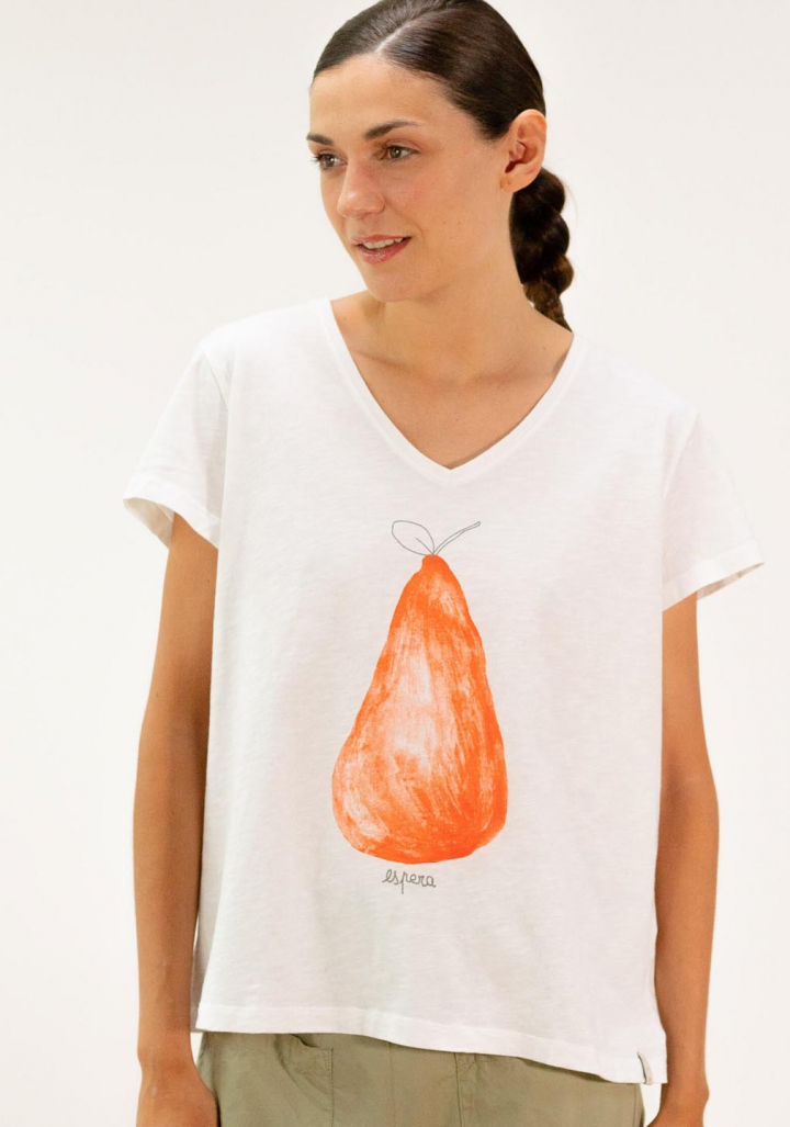 Camiseta Pan Producto Básico Pera