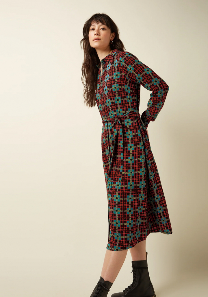 Vestido King Louie Olive Duna