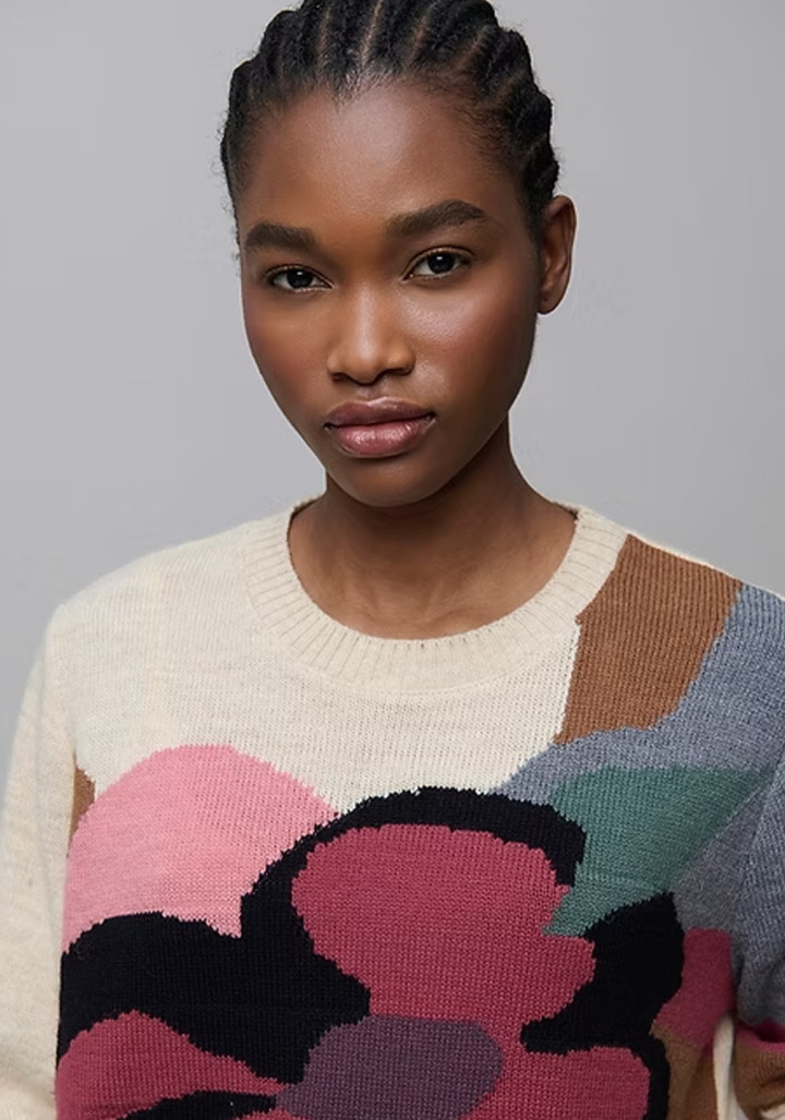 Xersei Aldo Martins Flor Jacquard Intarsia