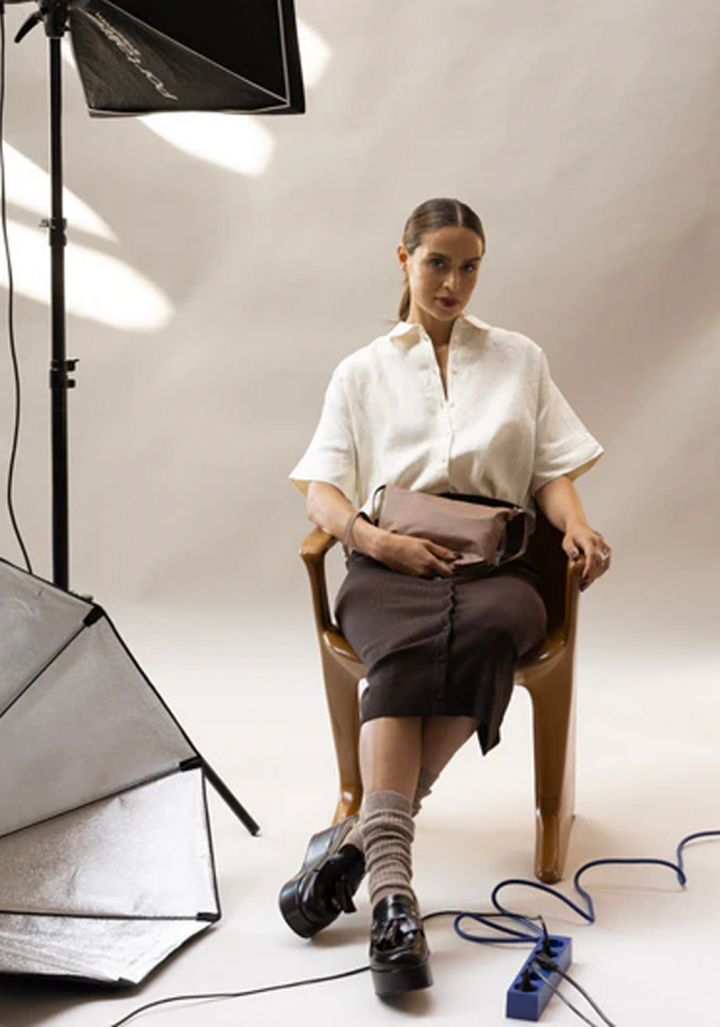 Bolso Tinne and Mia "Cross Body Bag" Beaver Fur