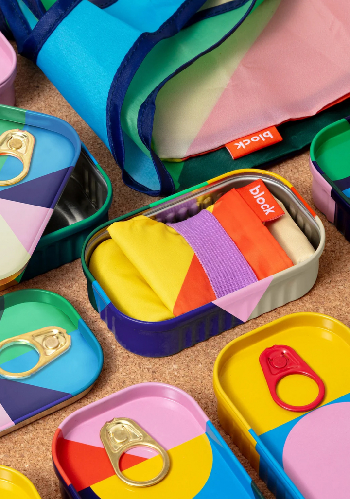 Caixa Sorpresa Block Design bolsa reciclada On the Go