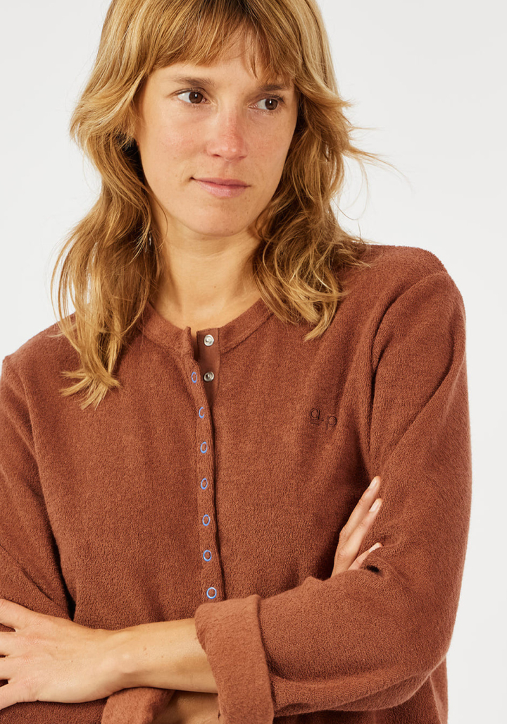 Chaqueta Arsène & Les Pipelettes Eponge Chocolat