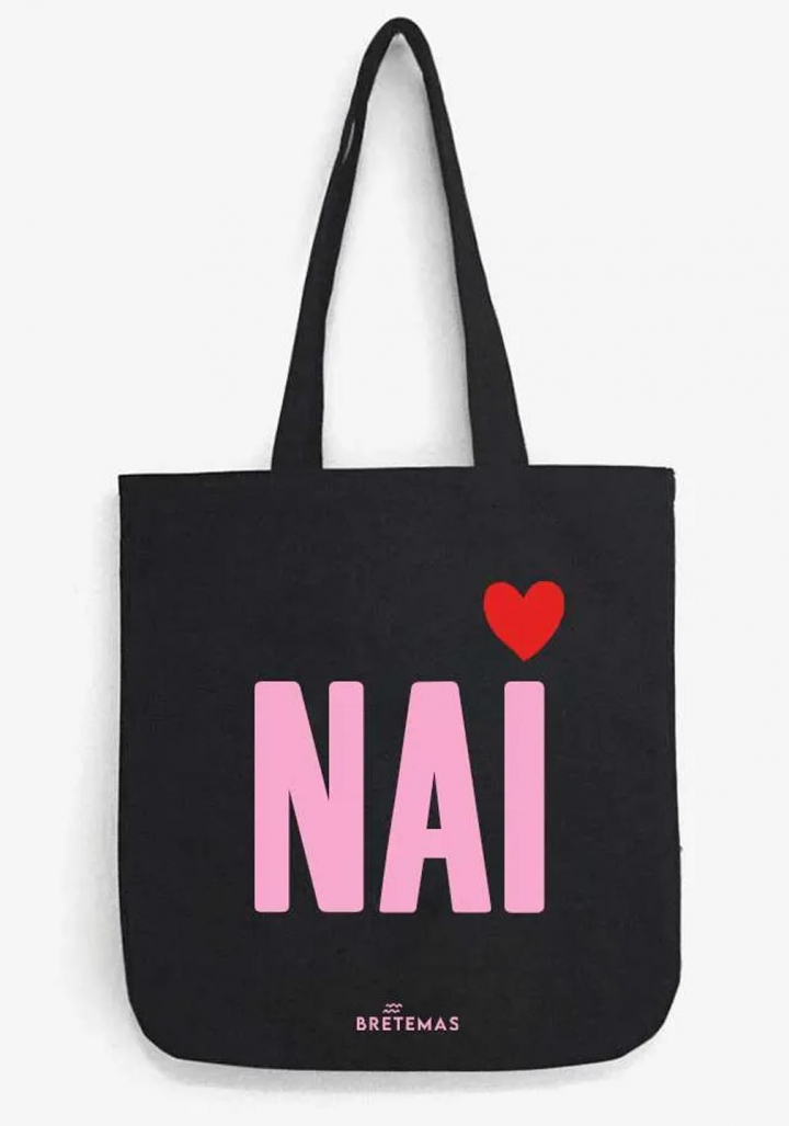 Saca Brétemas "NAI" cor negra