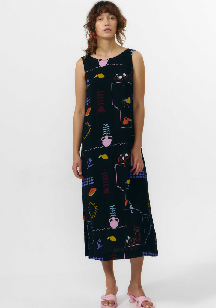 Vestido Suite13Lab Sena Print Holiday