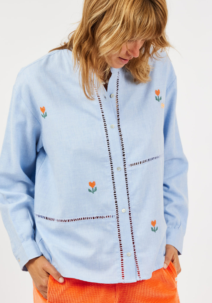 Camisa Arsène & Les Pipelettes Flower